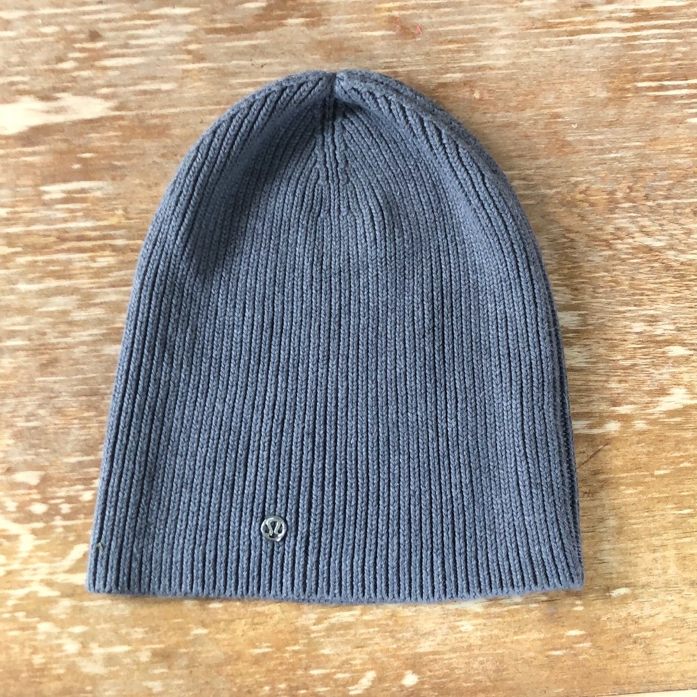 Grey Knit Lululemon Beanie